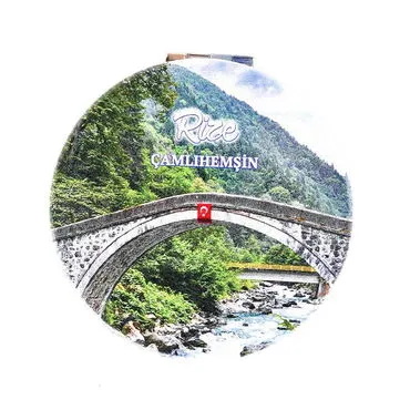 Rize Themed Customised Uv Printed Round Compact Mirror 72x11 mm - 8
