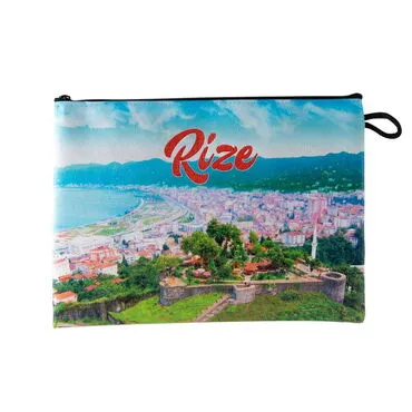 Toptan Rize Temalı Dijital Baskılı Kanvas Plaj Çantası - 4