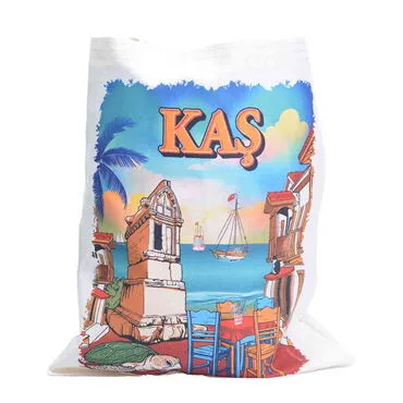Kas Themed Digital Printed Tote Bag 35x40 cm - 01