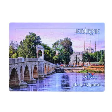 Toptan Edirne Temalı Uv Baskılı Puzzle 190x270 mm - 2