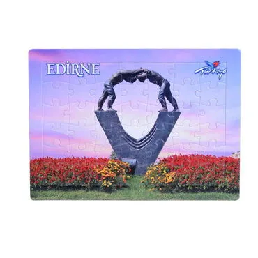Toptan Edirne Temalı Uv Baskılı Puzzle 190x270 mm - 3