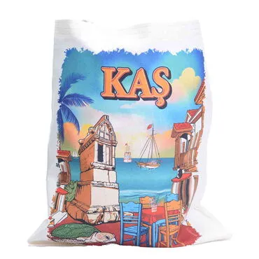 Kas Themed Digital Printed Tote Bag 35x40 cm - 01 - 2