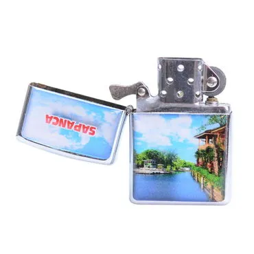 Sapanca Themed Custom Printed Metal Gasoline Lighter - 2