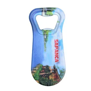 Sapanca Themed Customised Uv Printed  Plastic Base Plastic Base Bottle Opener 95x43 mm