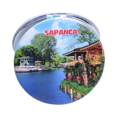 Toptan Sapanca Temalı Myros Yuvarlak Özelleştirilmiş Pu Ayna 72x11 mm - Standart - 2