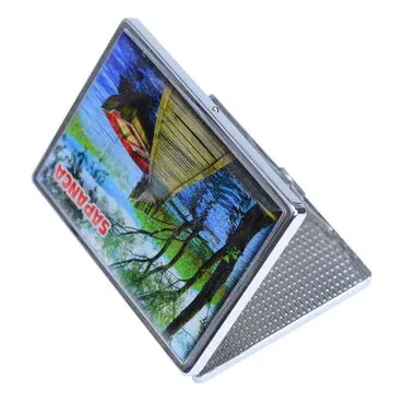 Sapanca Themed Metal Cigarette Case 103x80x11 mm - 2