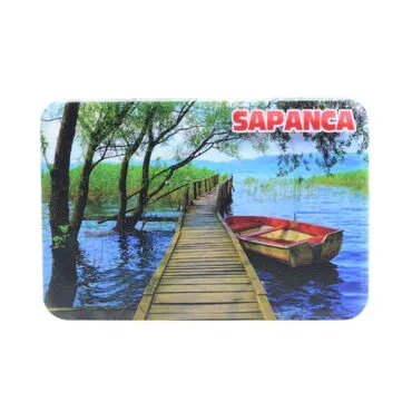 Sapanca Themed Customised UV Printed Plastic Base Rectangle Fridge Magnet 80x50 mm - 4