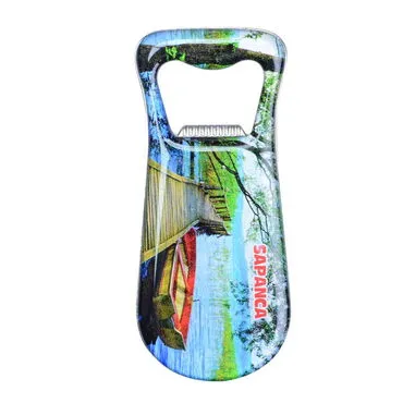 Sapanca Themed Customizable Metal Magnetic Bottle Opener 95x42 mm - 4