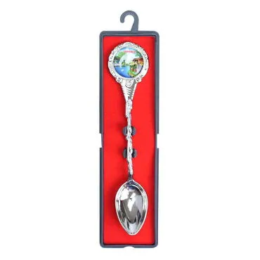 Toptan Sapanca Temalı Myros Metal Hatıra Kaşık 25x130 mm - 3