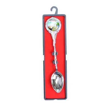 Toptan Sapanca Temalı Myros Metal Hatıra Kaşık 25x130 mm - 4