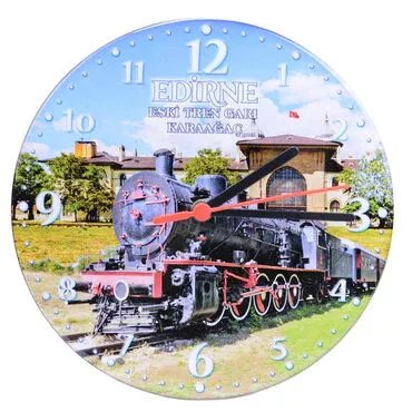 Edirne Themed Epoxy Wall Clock Home Decoration 20 Cm - 5