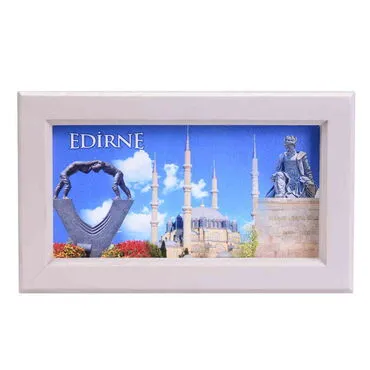 Edirne Themed Medium Wooden Printed Frame 130x205 mm - 3