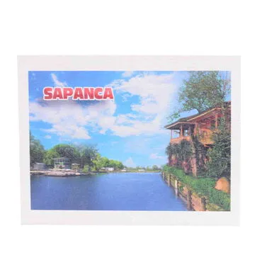 Toptan Sapanca Temalı Myros Ahşap Kartpostal 116x150 mm - 4