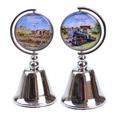 Edirne Themed Collectible Souvenir Metal Bell 44x90 mm - 3