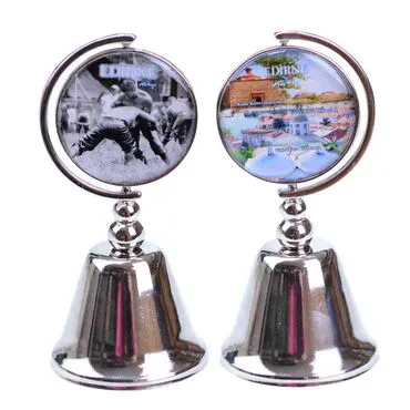 Edirne Themed Collectible Souvenir Metal Bell 44x90 mm - 5