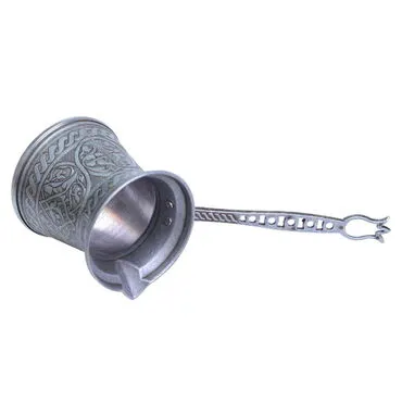Traditional Turkish Zamak Metal Coffee Pot No: 4 - 3