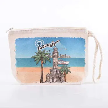 Customazible Digital Printed Kanvas Purse 14,5x20 cm