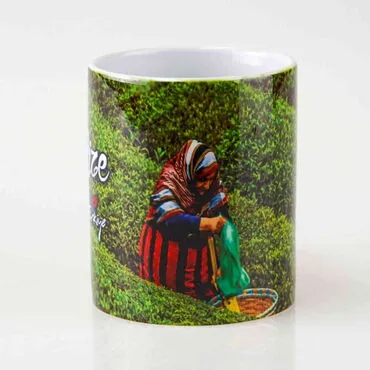 Rize Themed Customised Porcelain Souvenir Travel  Mug 80x95 mm - 3