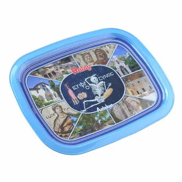 Hatay Themed Customised Printed Tin Serving Tray 305x235 mm - Standart - 2