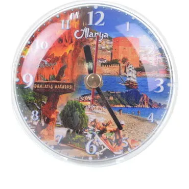 Alanya Themed Customised Fridge Magnet Clock