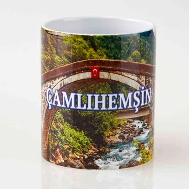 Rize Themed Customised Porcelain Souvenir Travel  Mug 80x95 mm - 6