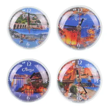 Alanya Themed Customised Fridge Magnet Clock - 3