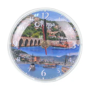 Alanya Themed Customised Fridge Magnet Clock - 4