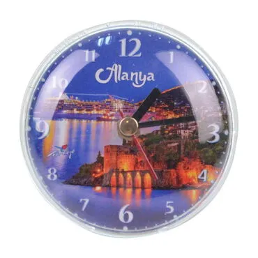 Alanya Themed Customised Fridge Magnet Clock - 6
