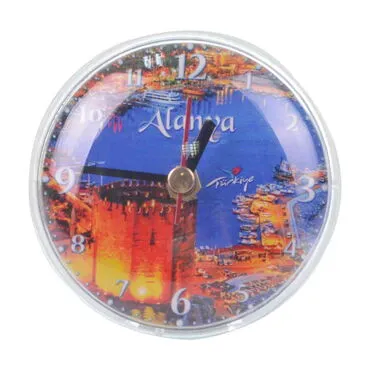 Alanya Themed Customised Fridge Magnet Clock - 7
