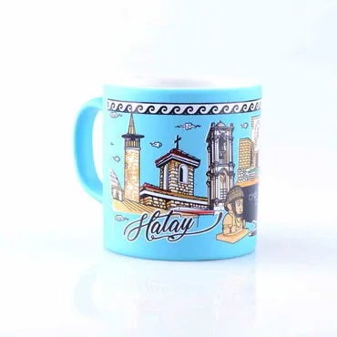 Hatay Themed Customised Serigraphy Printed Ceramic Mug 82x90 mm - 9
