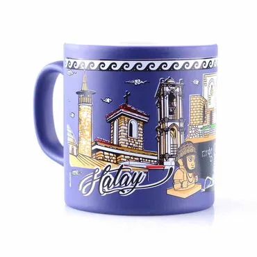 Hatay Themed Customised Serigraphy Printed Ceramic Mug 82x90 mm - 4