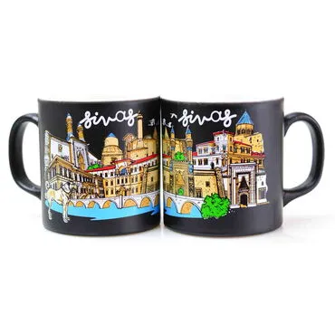 Sivas Themed Customised Serigraphy Printed Ceramic Mug 82x90 mm - 5