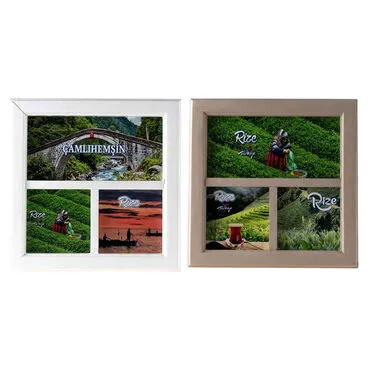 Rize Themed Big Wooden Printed Frame 210x210 mm - 4