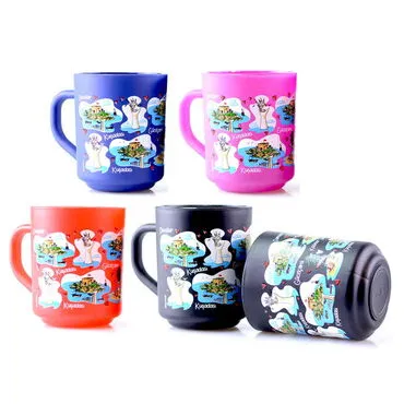Kusadasi Themed Colored Glass Mug - 3