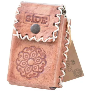 Wholesale Side Themed Myros Leather Cigarette Case