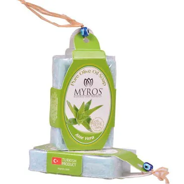 Toptan Aloe Vera İpli̇ Boncuklu Sabun - Standart - 2