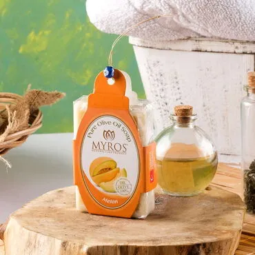 Toptan Kavun İpli̇ Boncuklu Sabun