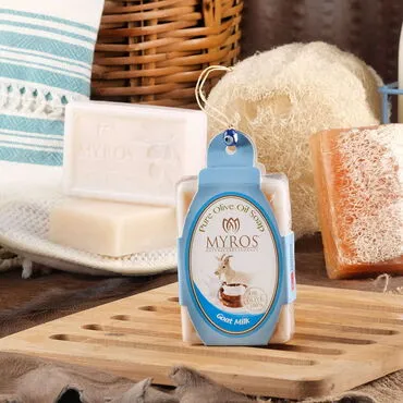 Toptan Keçi̇ Sütü İpli̇ Boncuklu Sabun - Standart - 2