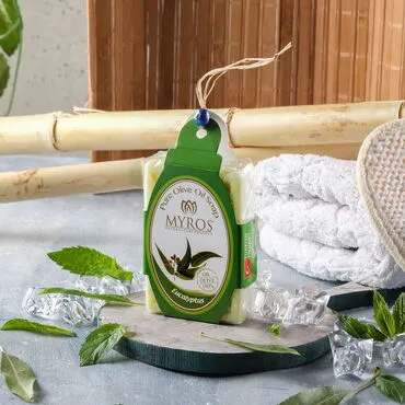 Toptan Okali̇ptus İpli̇ Boncuklu Sabun 