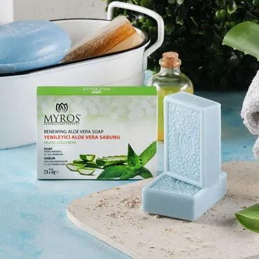 Toptan Myros 2x75 Gr Yeni̇leyi̇ci̇ Aloe Vera Sabun