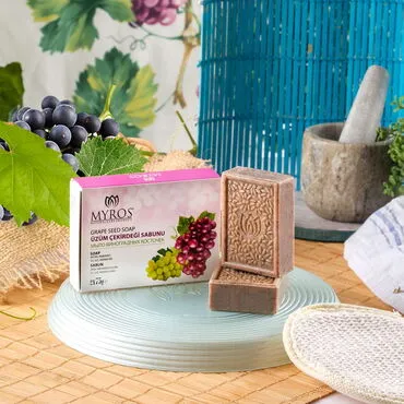 Toptan Myros 2x75 Gr Üzüm Çeki̇rdeği̇ Sabunu