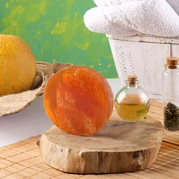 Toptan 200 Gr.kavun Esansli Kabak Li̇fli̇ Vücut Bakim Sabunu