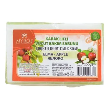 Toptan 100 Gr.d.dörtgen Elma Esansli Kabak Li̇fli̇ Vücut Bakim Sabunu  - Standart - 6