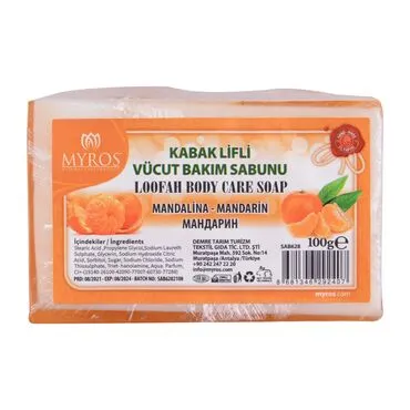 Toptan 100 Gr.d.dörtgen Mandali̇na Esansli Kabak Li̇fli̇ Vücut Bakim Sabunu  - Standart - 8