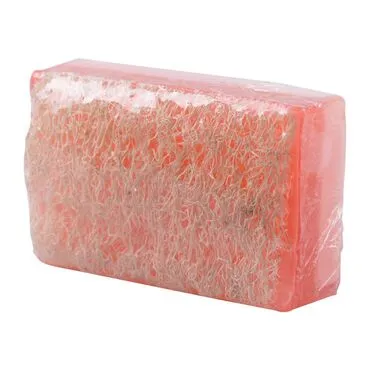 Wholesale 100g Rectangular Pomegranate Scented Loofah Body Care Soap - Standart - 2