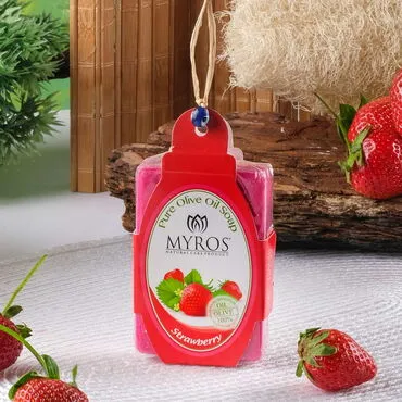 Toptan Çi̇lek İpli̇ Boncuklu Sabun