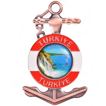 Toptan Antalya Temalı Myros Metal Çapa Magnet - 4