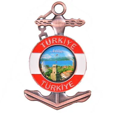 Toptan Antalya Temalı Myros Metal Çapa Magnet - 5
