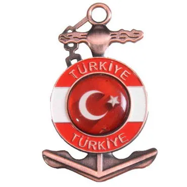 Toptan Bayrak Temalı Myros Metal Çapa Magnet - 3