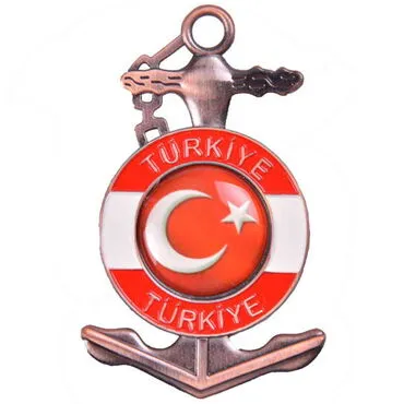 Toptan Bayrak Temalı Myros Metal Çapa Magnet - 4